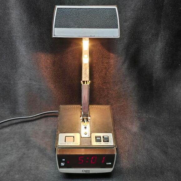Cosmo Time Digital L.E.D. Alarm Clock and High Intensity Lamp Model 5500A - Picture 4 of 13